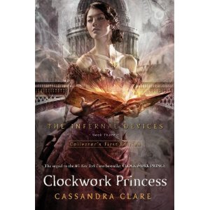 Cover of Clockwork Princess, my own pic to follow soon.